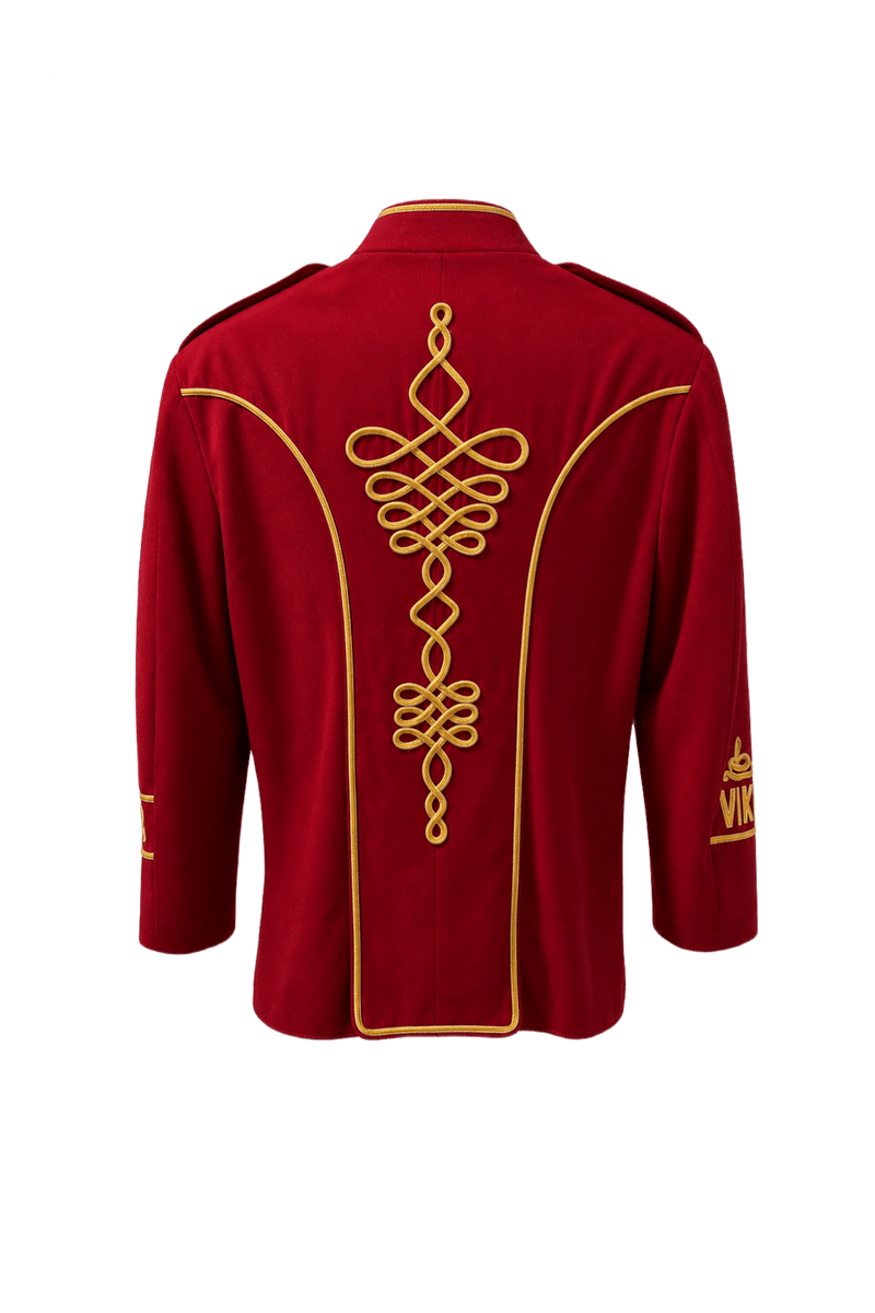 1970s Red Wool Jacket - Back View