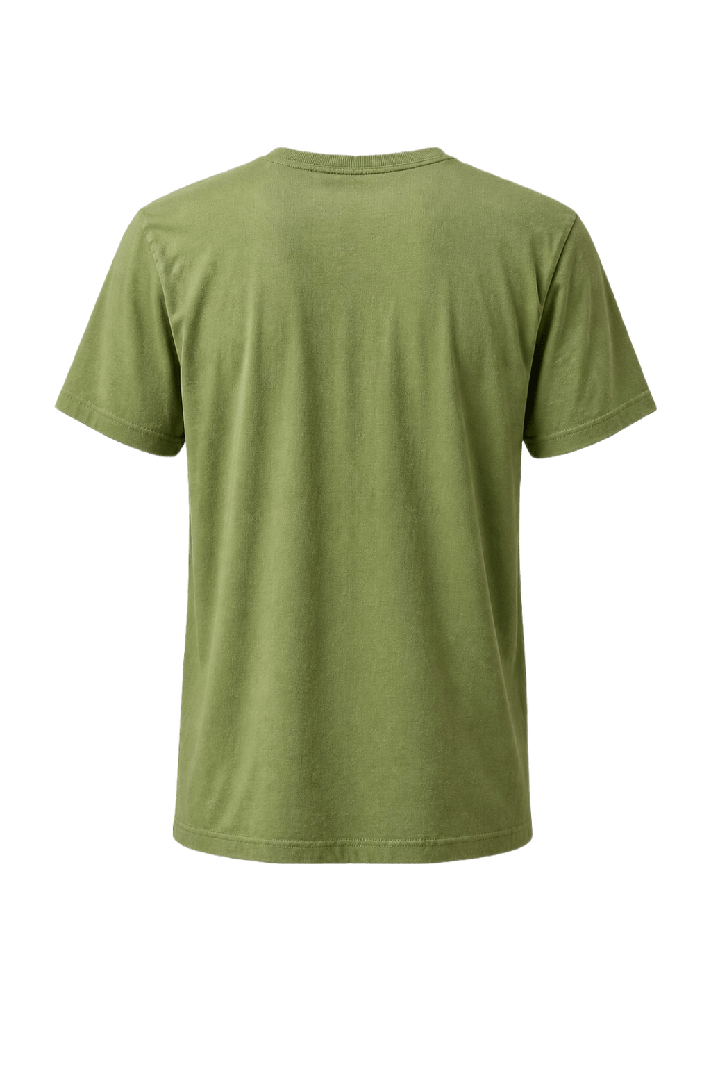 1960s Light Green Cotton T-Shirt - Back View