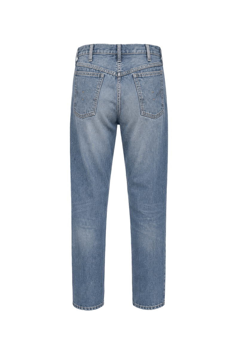 1980s Light Blue Denim Jeans - Back View