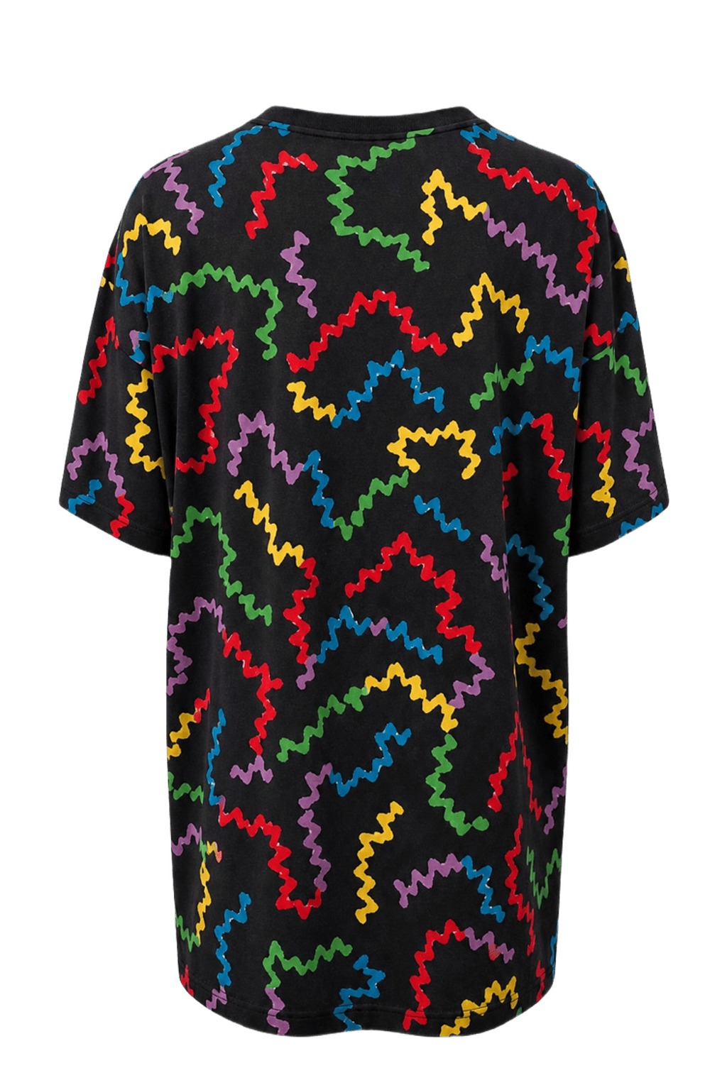 1990s Black Cotton T-Shirt - Back View