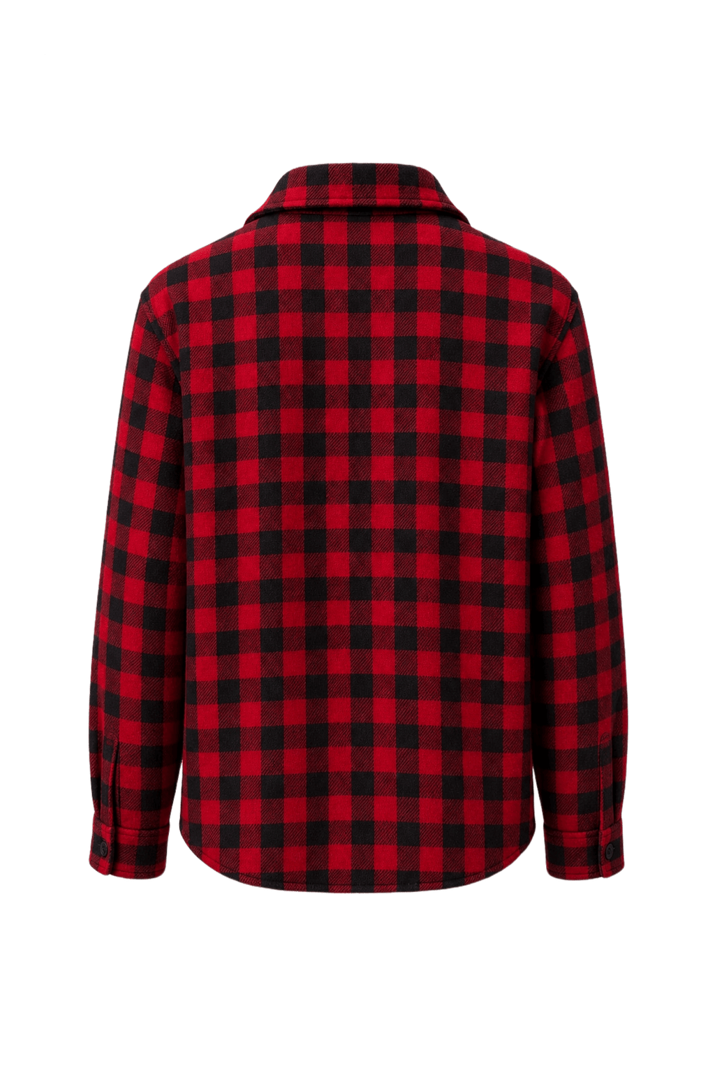 1990s Red Flannel Shirt - Back View