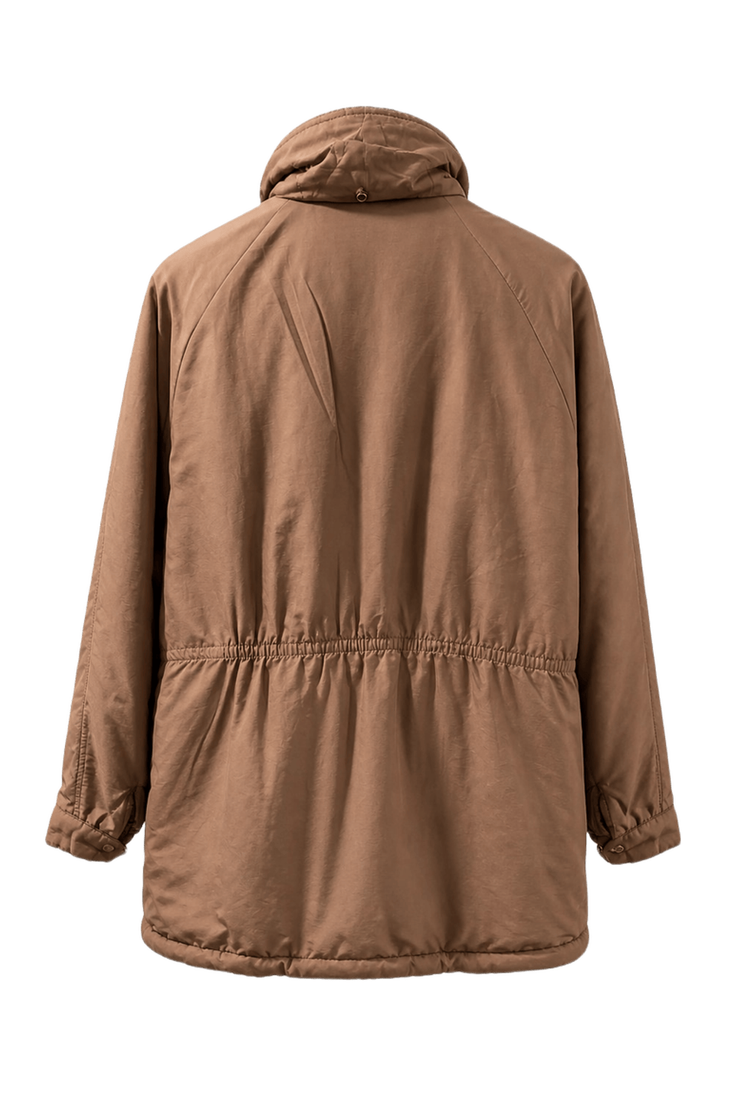 1990s Tan Cotton Blend Jacket - Back View