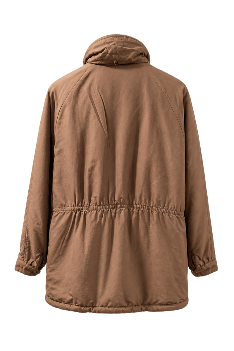1990s Tan Cotton Blend Jacket - Back View