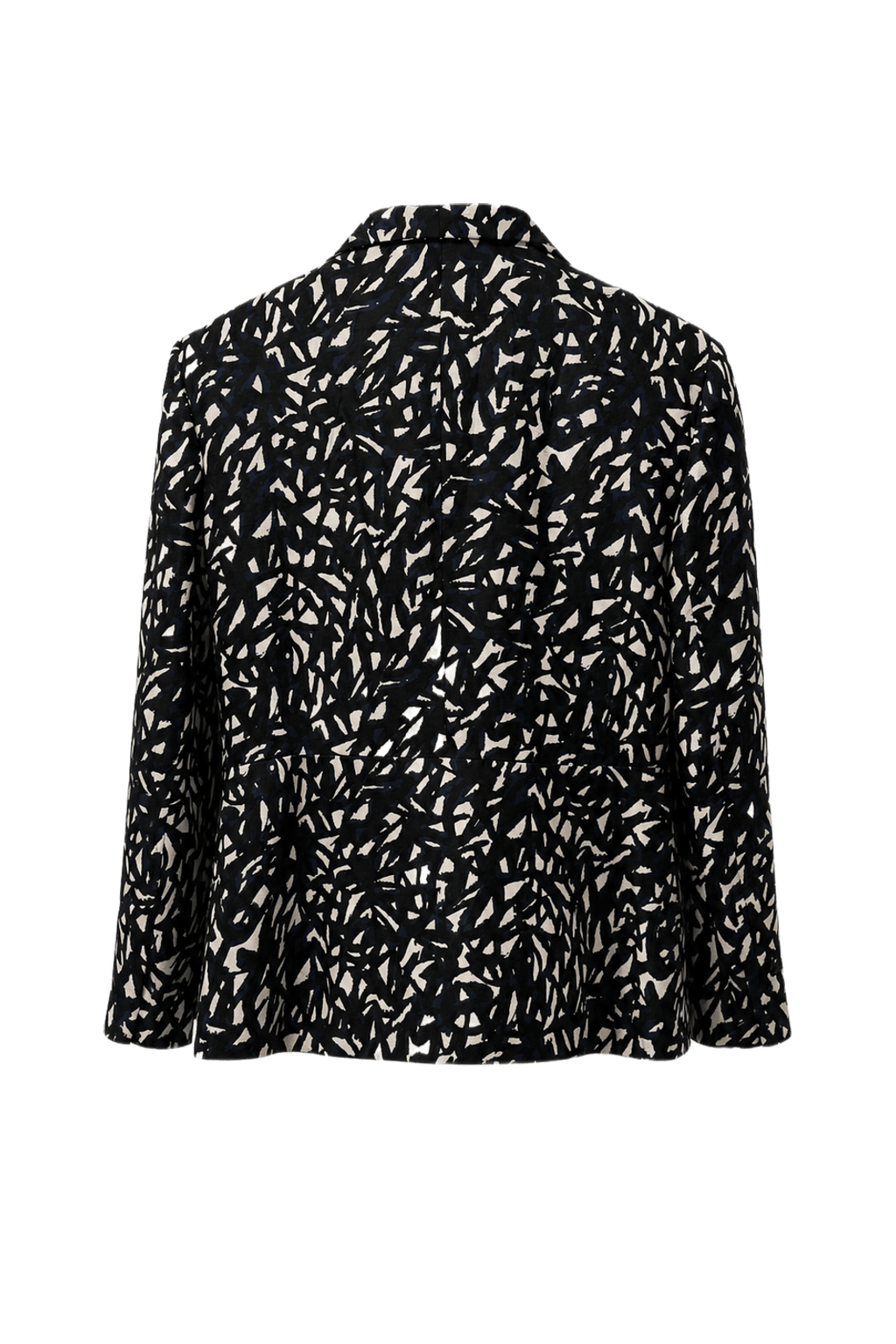 1990s Black Wool Jacket - Back View
