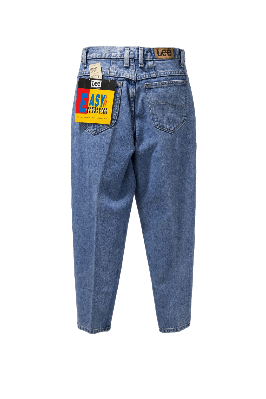 1980s Light Blue Denim Jeans - Back View