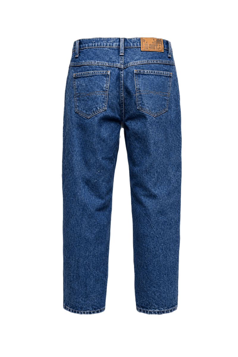 1990s Medium Blue Denim Jeans - Back View
