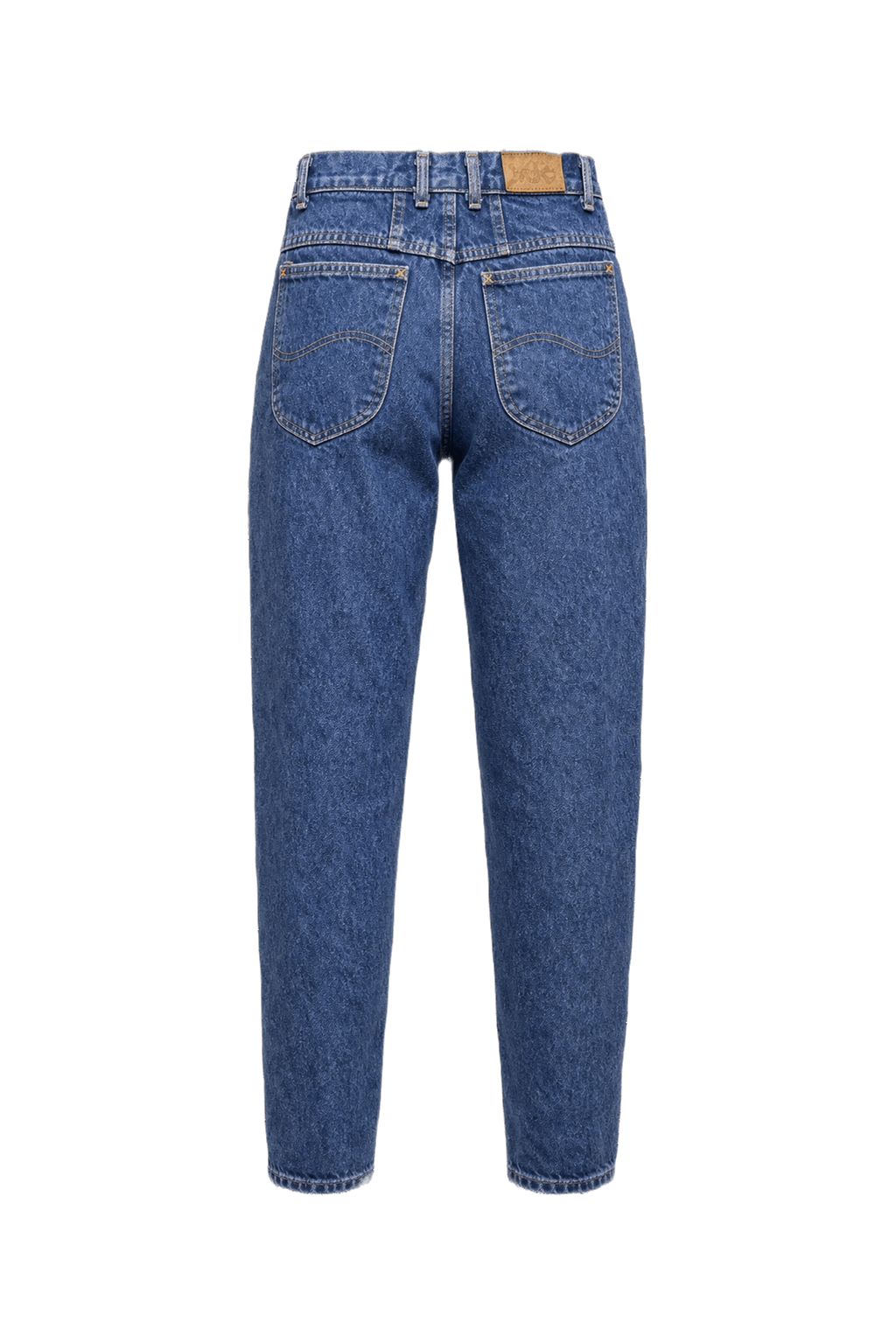 1990s Blue Cotton Jeans - Back View