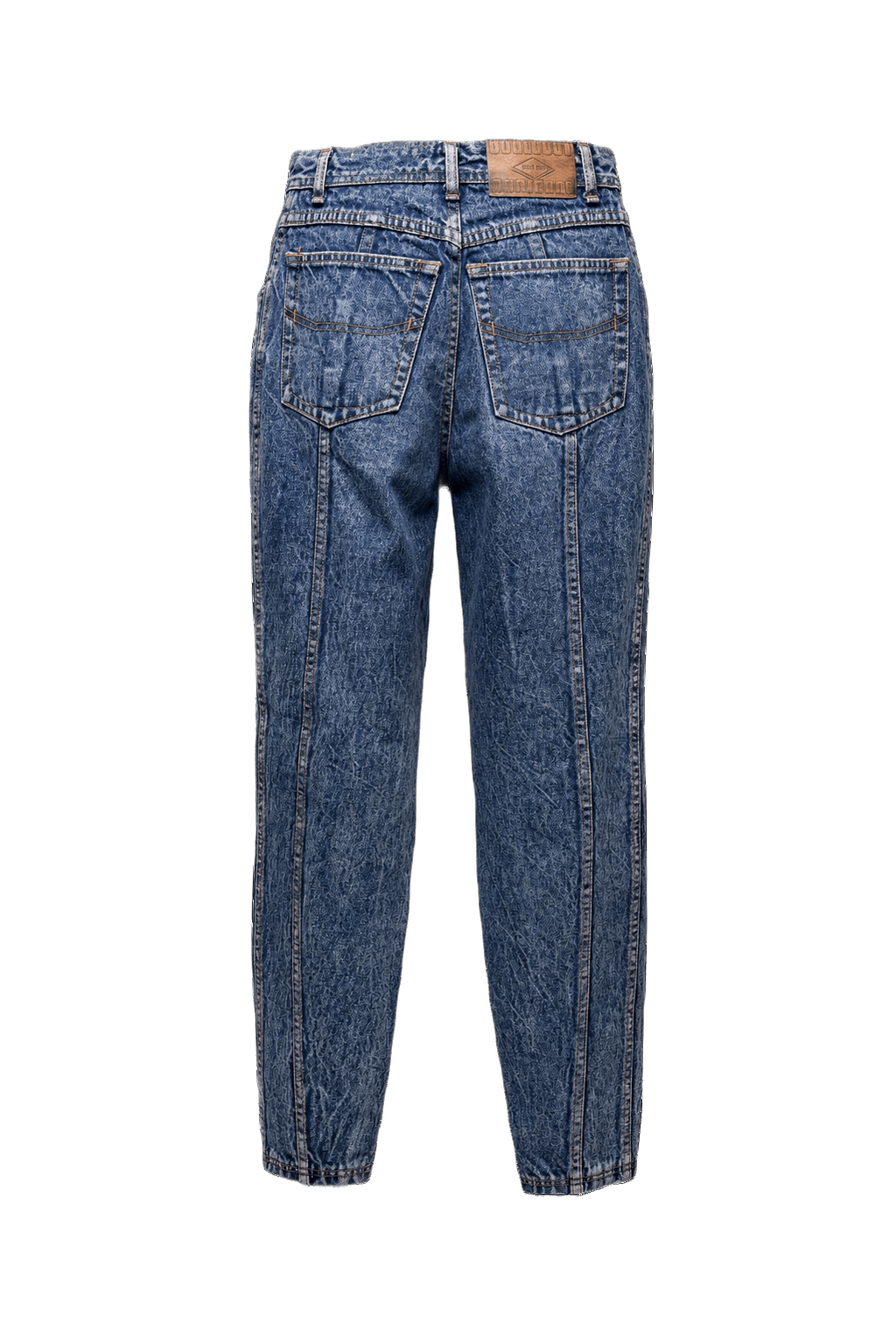 1990s Blue Denim Jeans - Back View