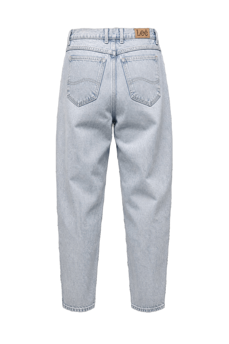 1990s Light Blue Cotton Denim Jeans - Back View