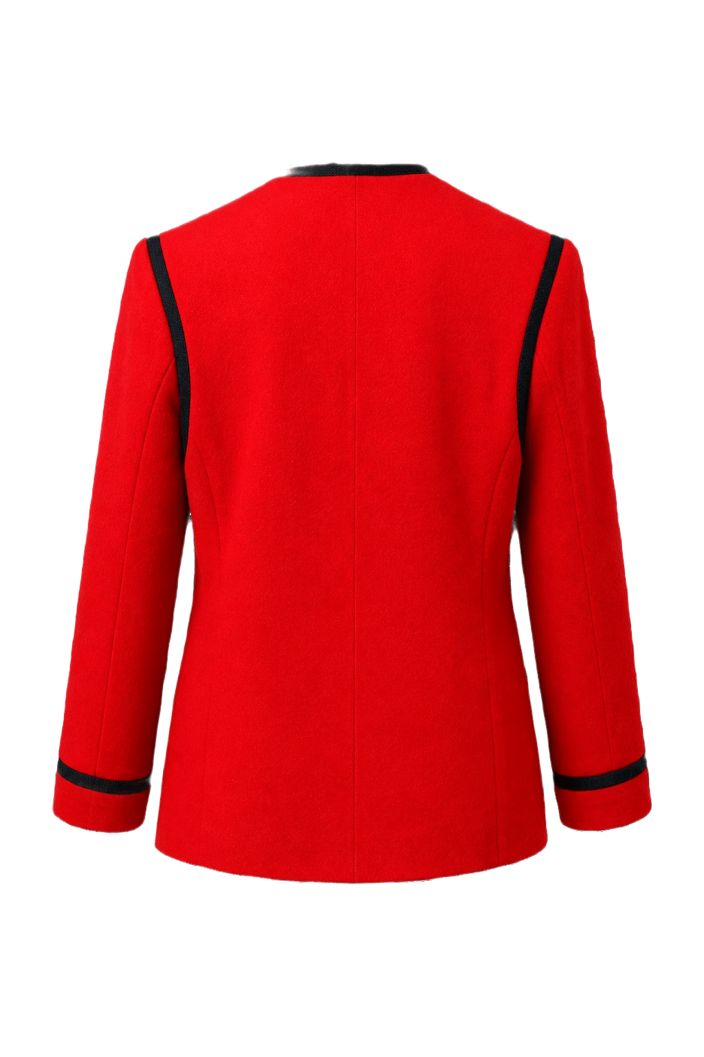 1980s Red Wool Jacket - Back View