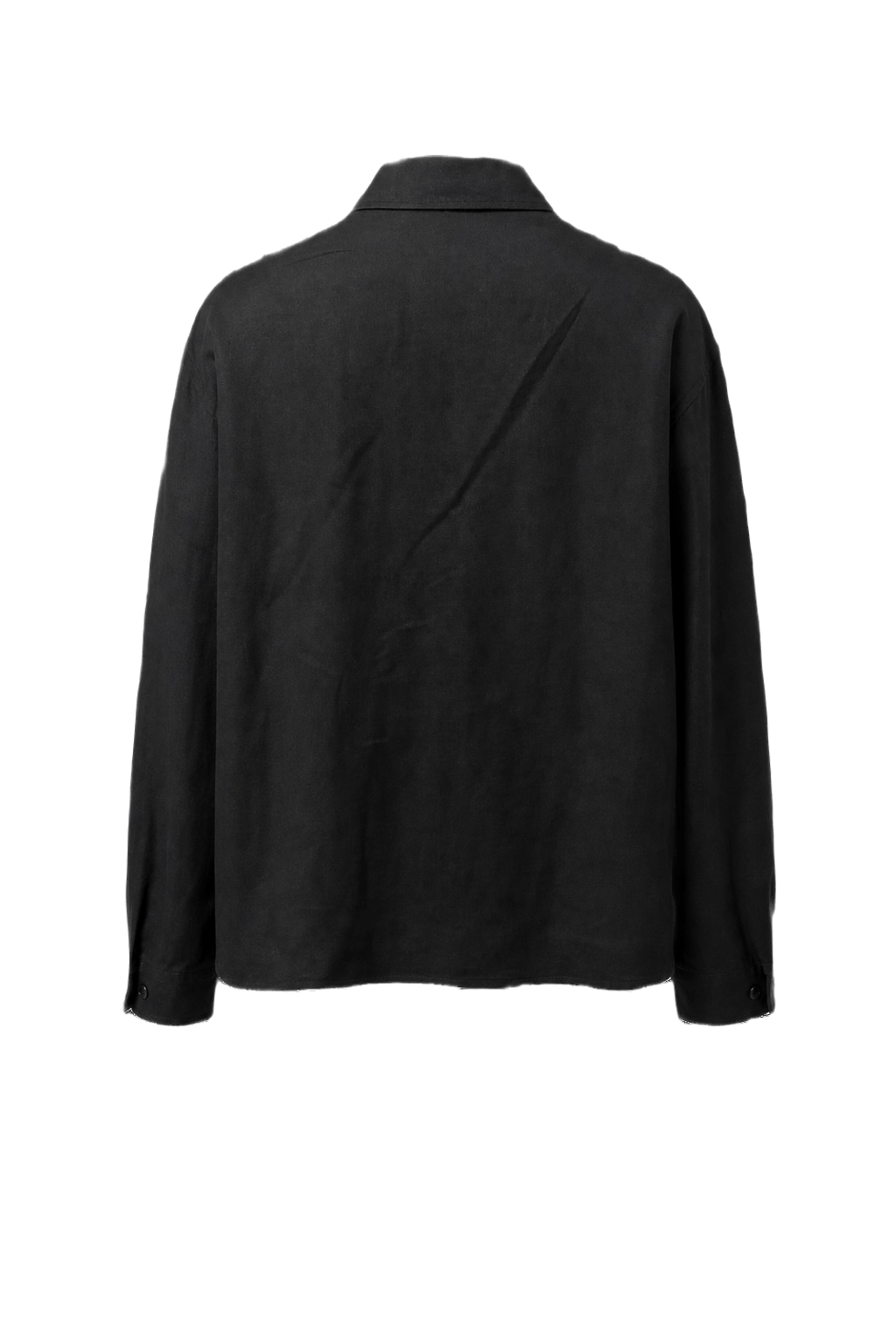1980s Black Wool Jacket - Back View