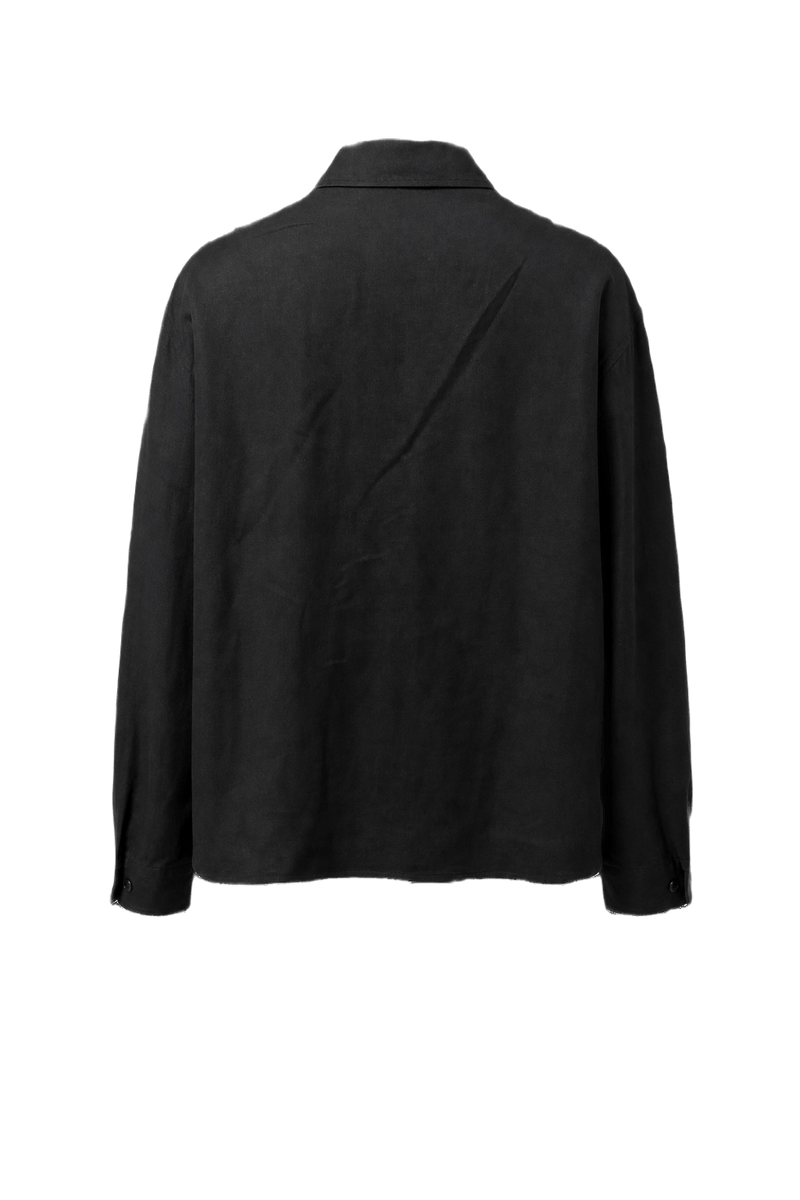 1980s Black Wool Jacket - Back View