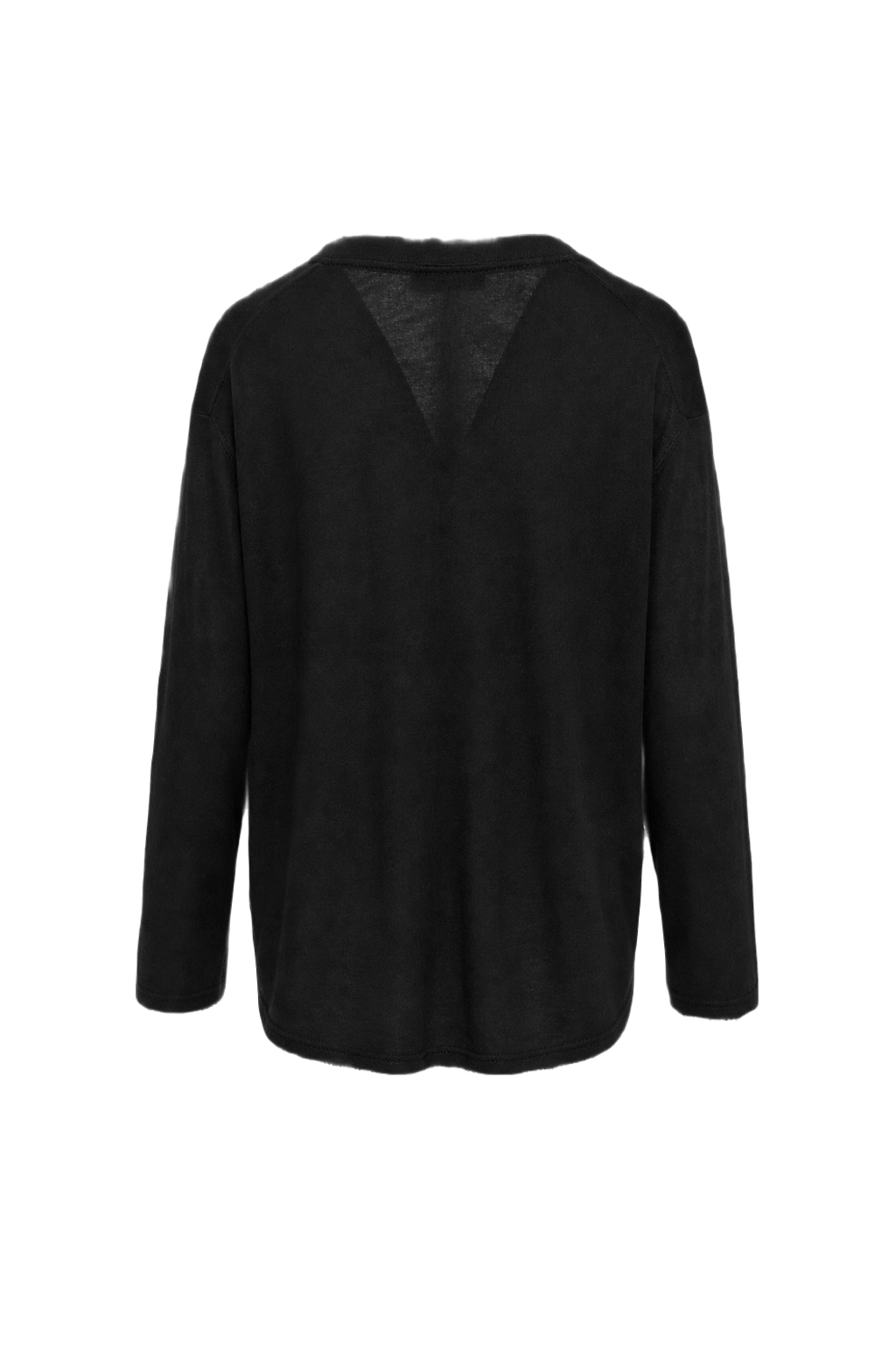 1990s Black Wool Blend Cardigan - Back View