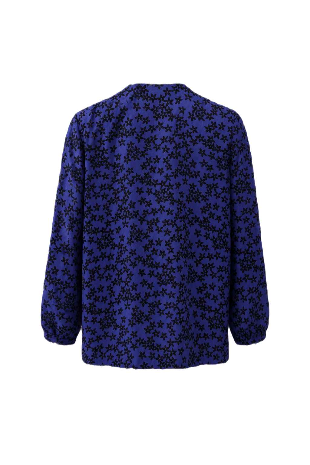 1970s Purple Cotton Blazer - Back View