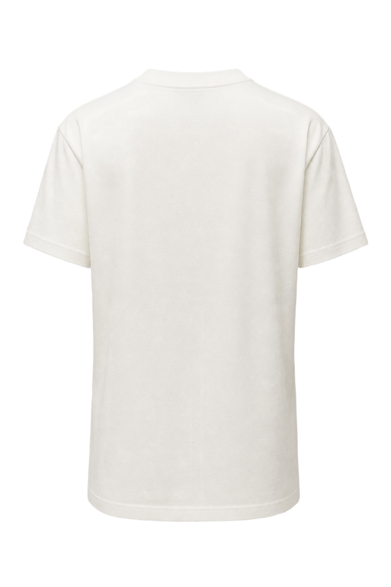 1990s White Cotton T-Shirt - Back View
