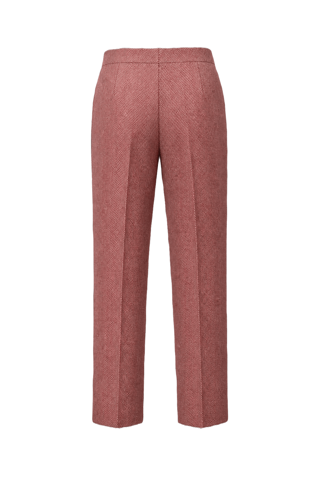 1970s Pink Polyester Blend Trousers - Back View