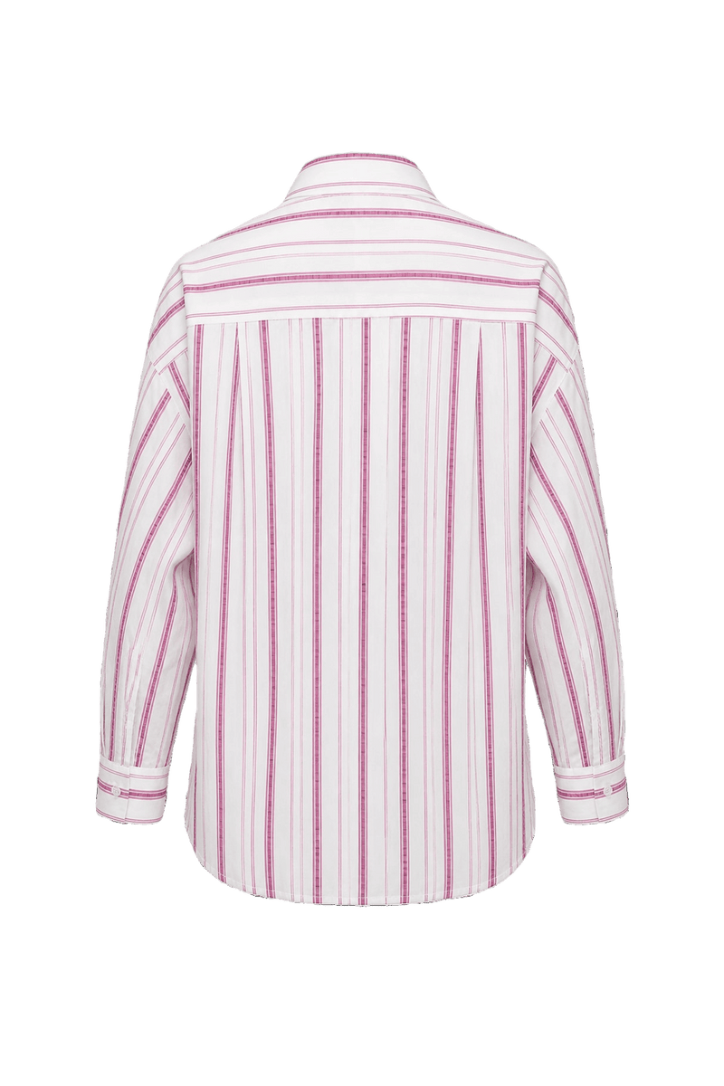 1990s White Cotton Shirt - Back View