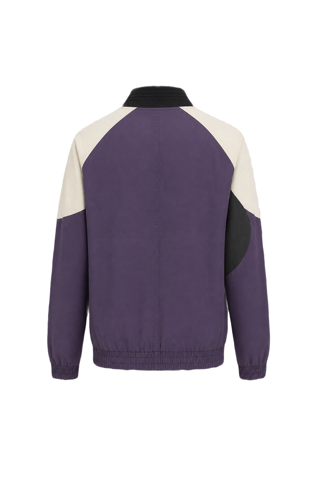 1980s Purple Cotton Blend Jacket - Back View
