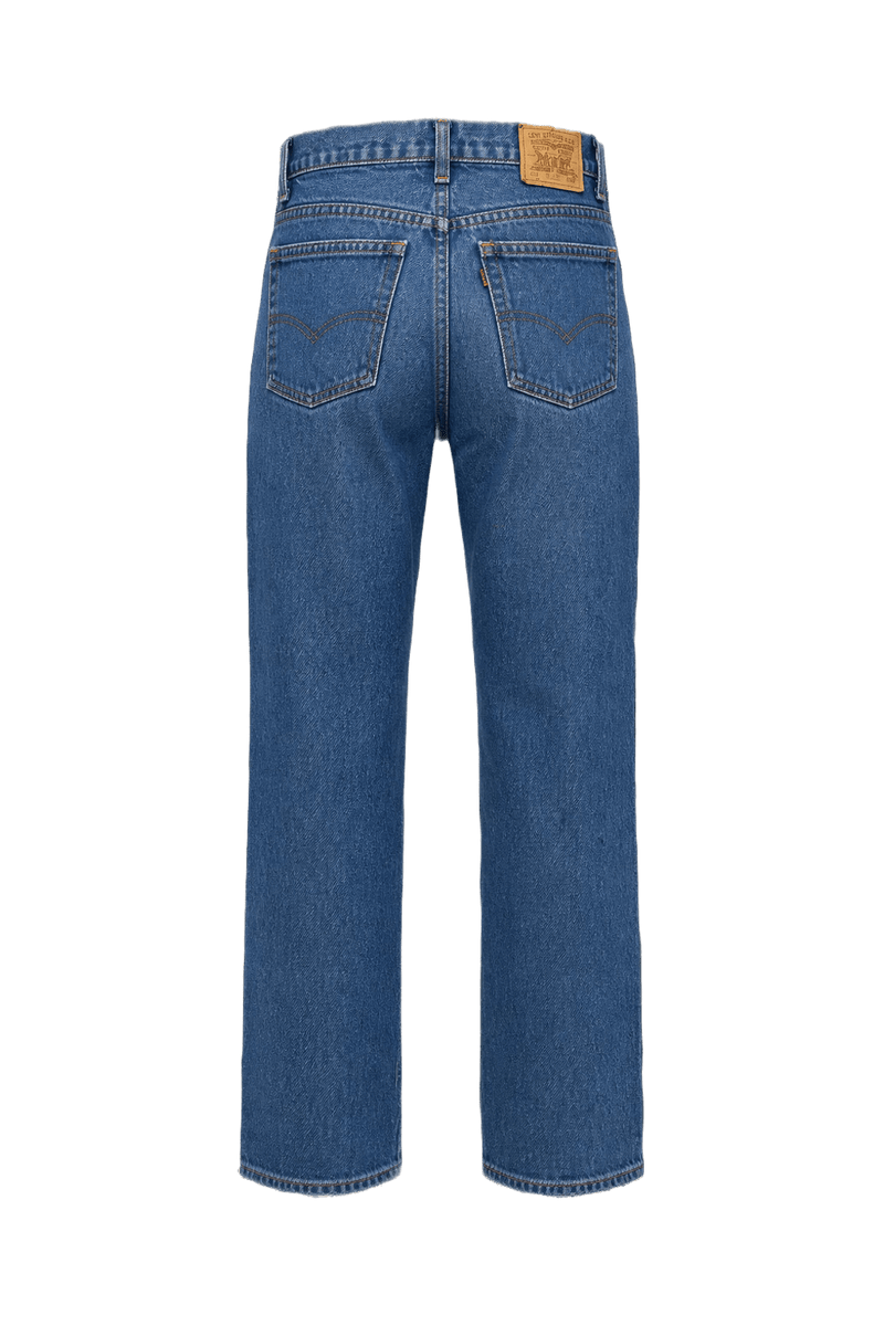 1970s Blue Denim Jeans - Back View
