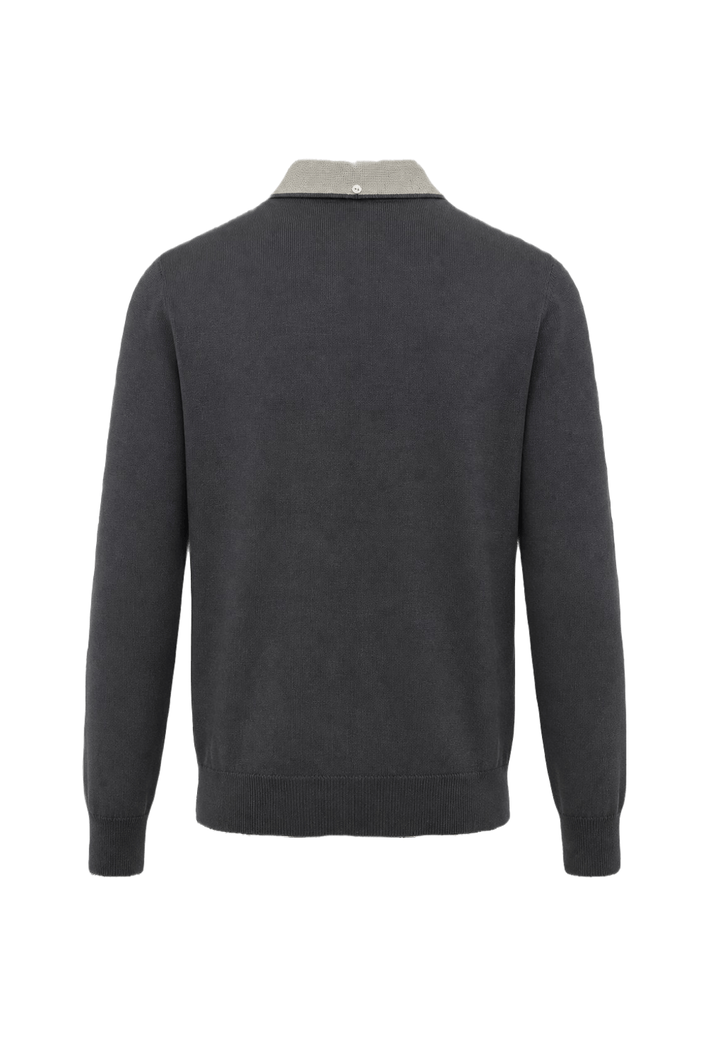 1970s Black Wool Jacket - Back View