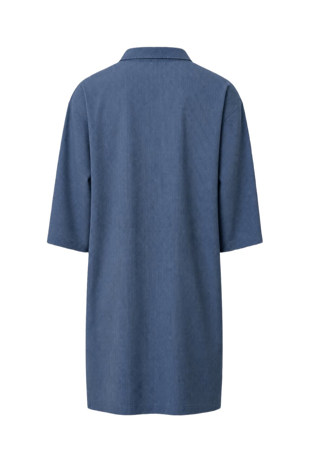 1980s Blue Cotton Kimono - Back View