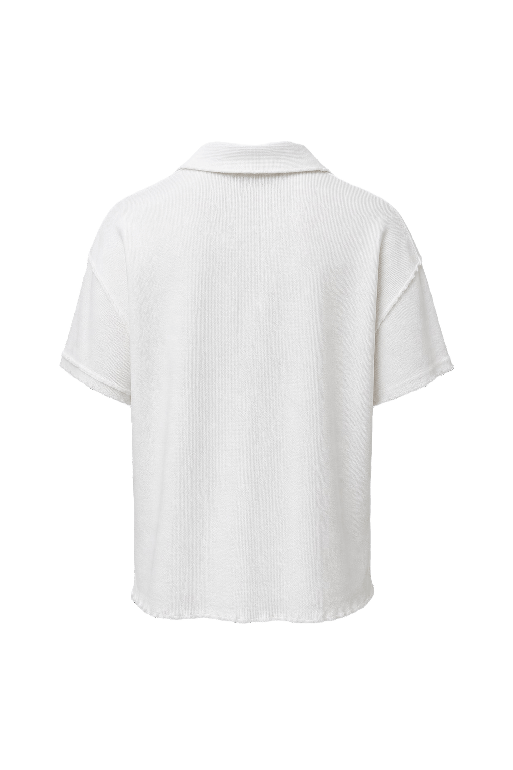 1990s White Cotton Polo - Back View