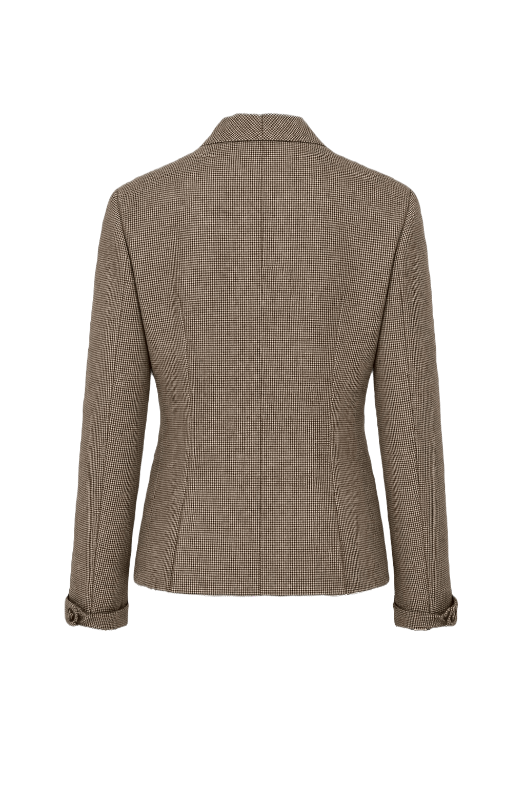 1980s Gray Wool Blend Jacket - Back View
