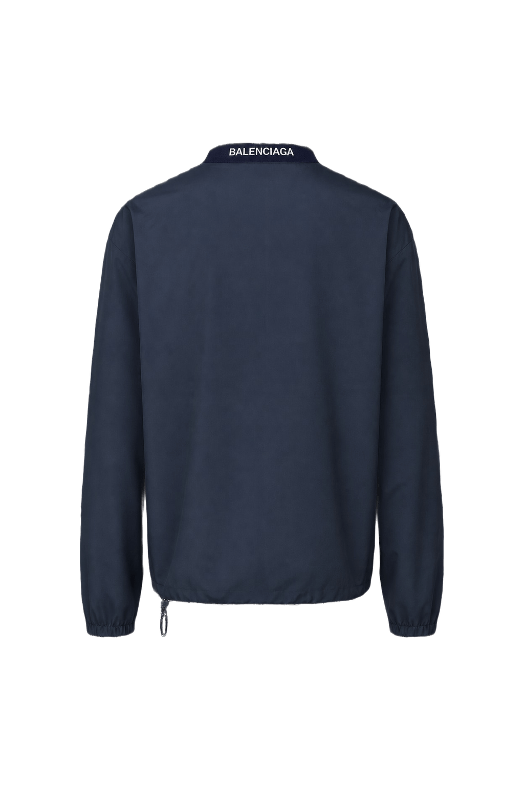 1980s Navy Blue Cotton Blend Sweater - Back View