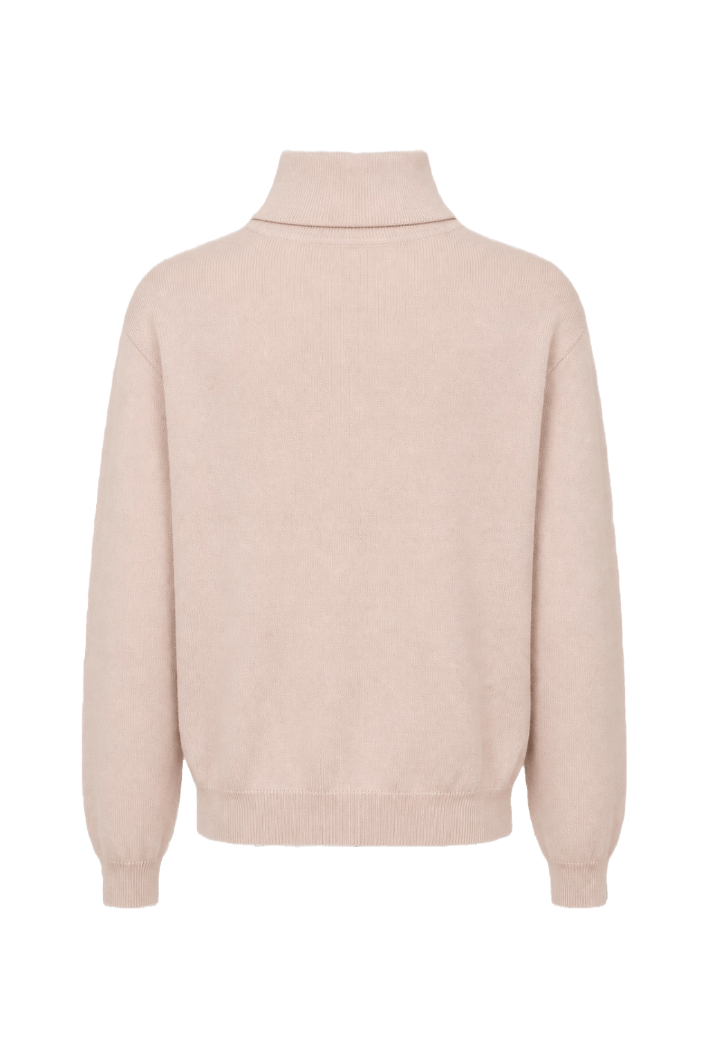 1980s Pale Pink Wool Blend Sweater - Back View