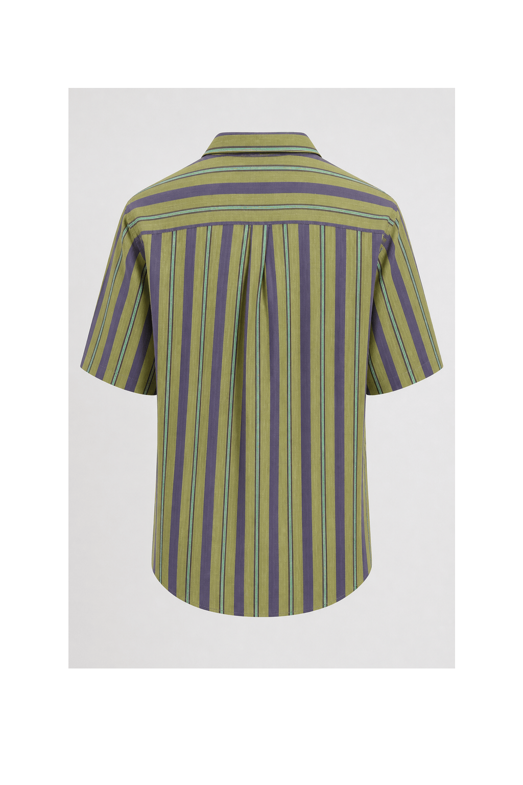 1970s Green Cotton Shirt - Back View