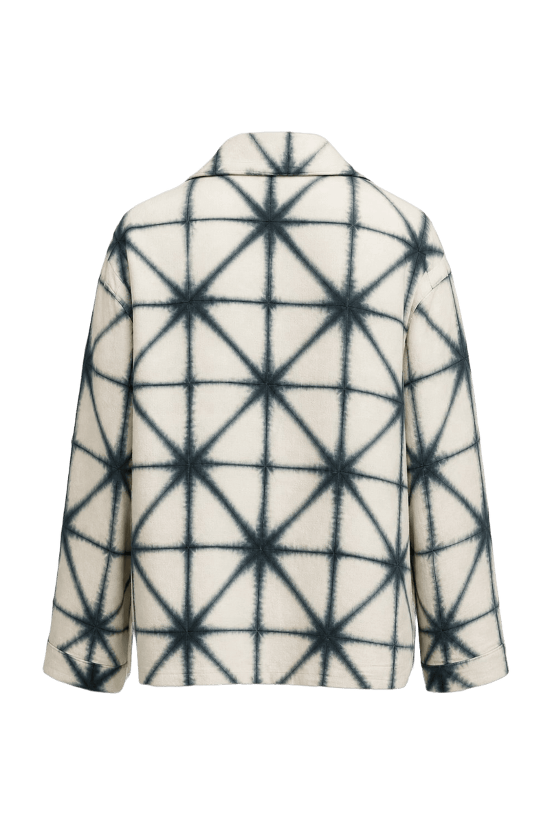 2000s Off-White Cotton Jacket - Back View