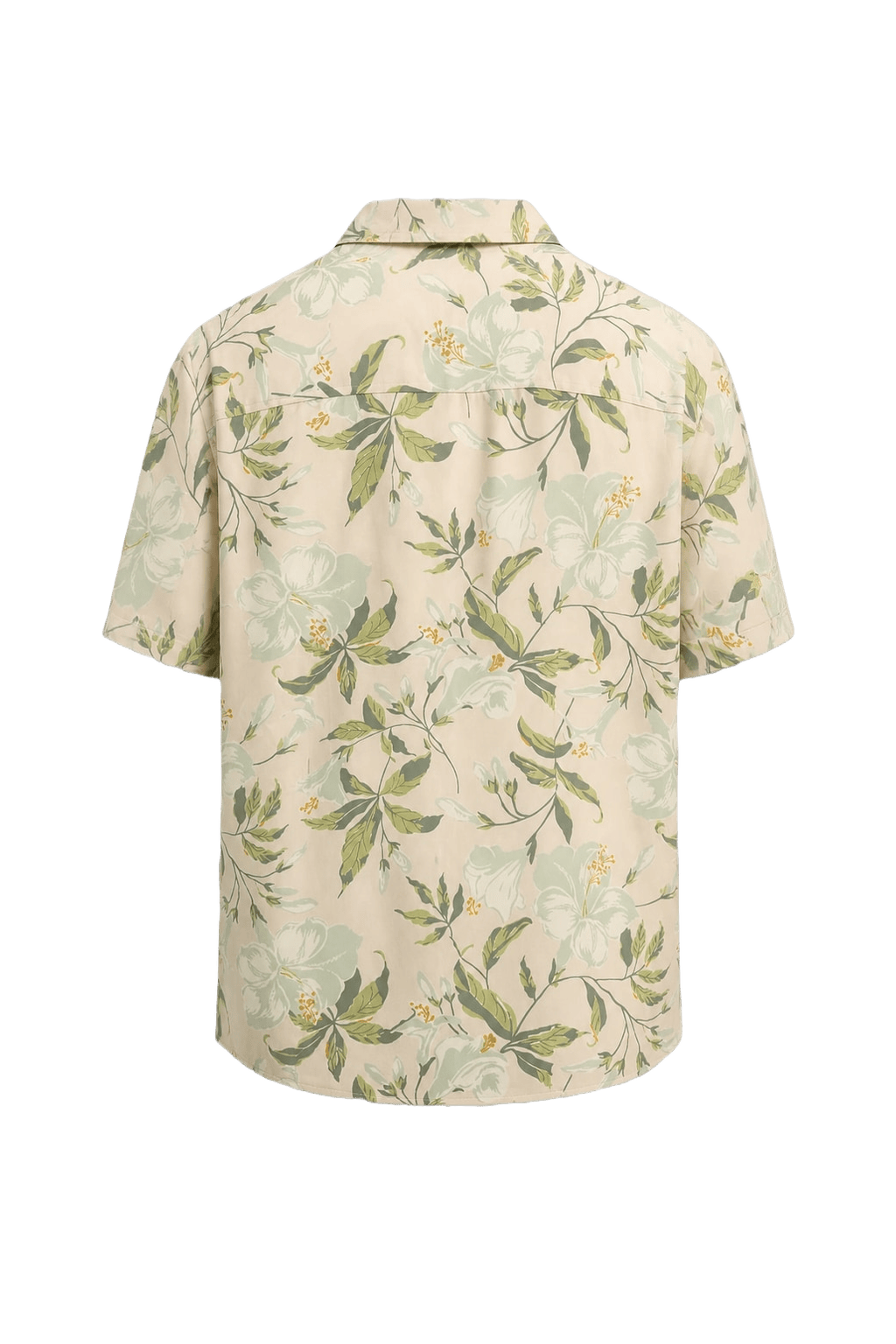 1980s Cream Cotton Shirt - Back View