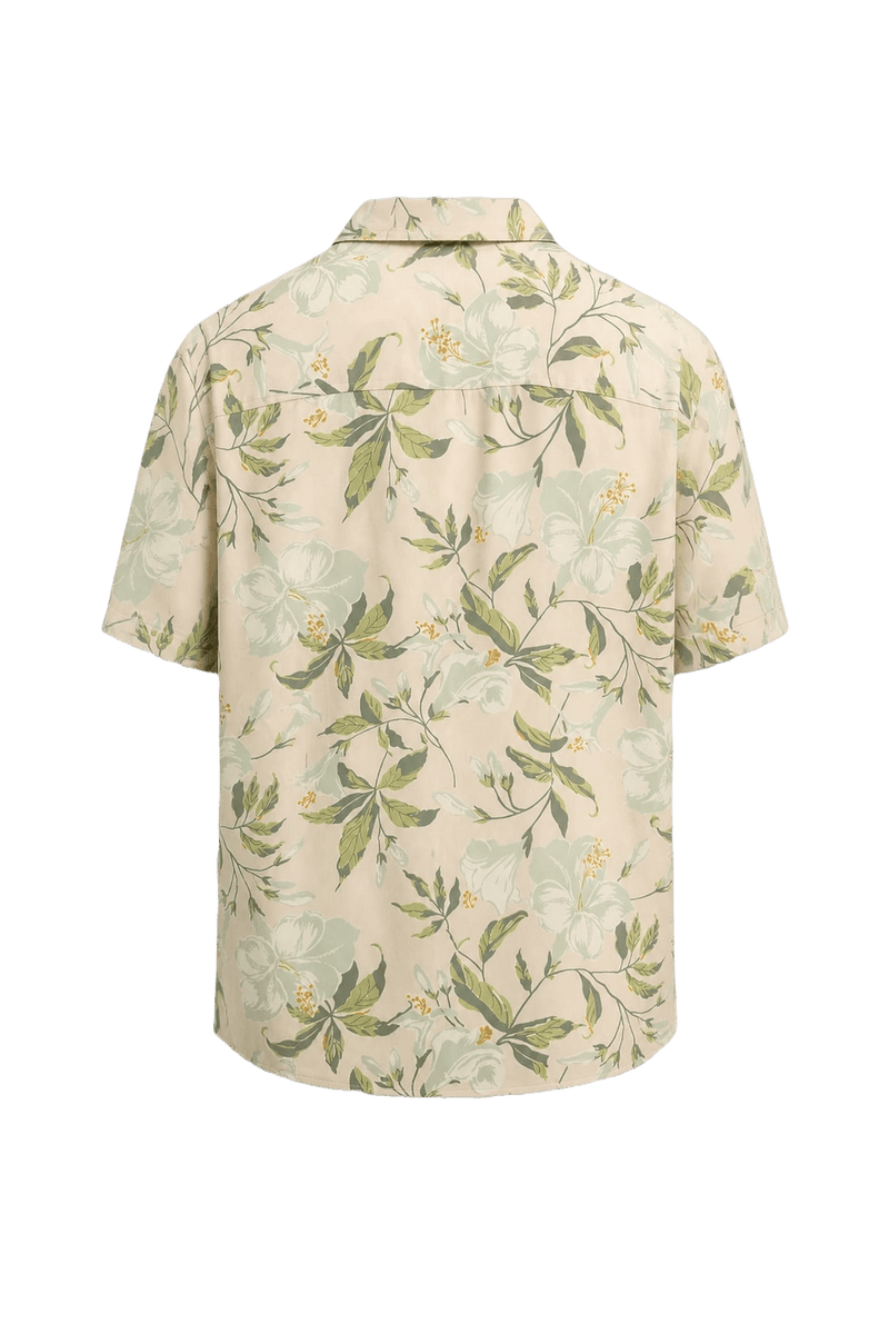 1980s Cream Cotton Shirt - Back View