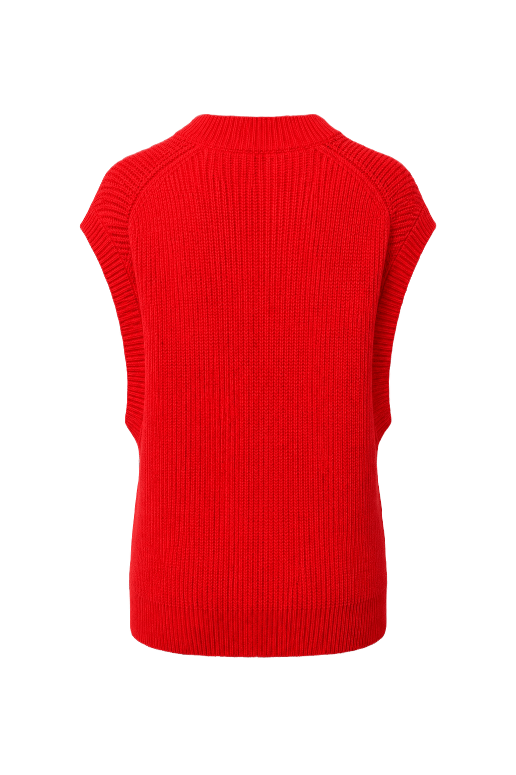 1990s Red Cotton Sweater - Back View