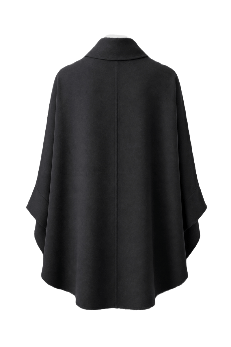 1990s Black Cotton Jacket - Back View
