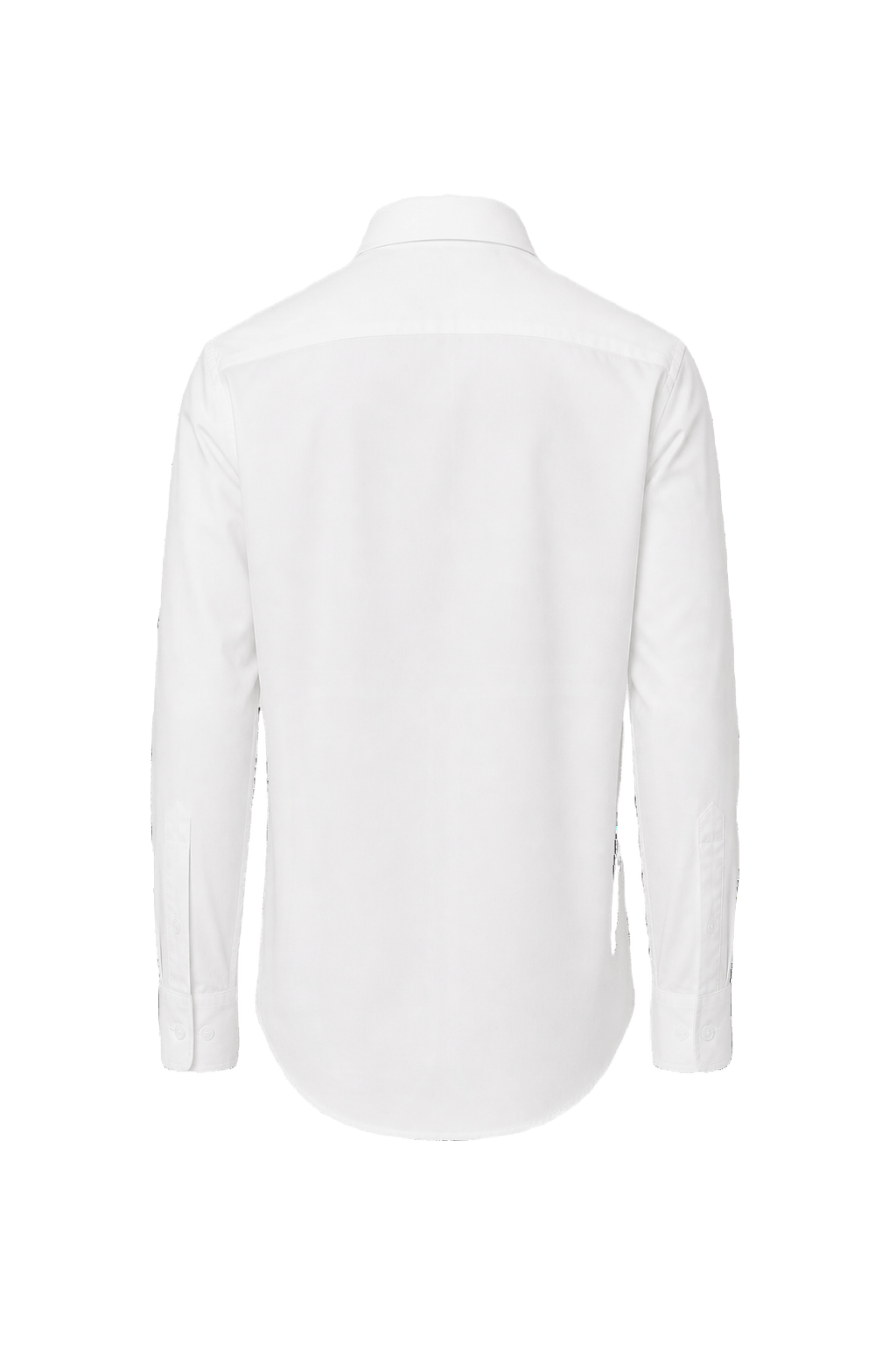 1990s White Cotton Shirt - Back View