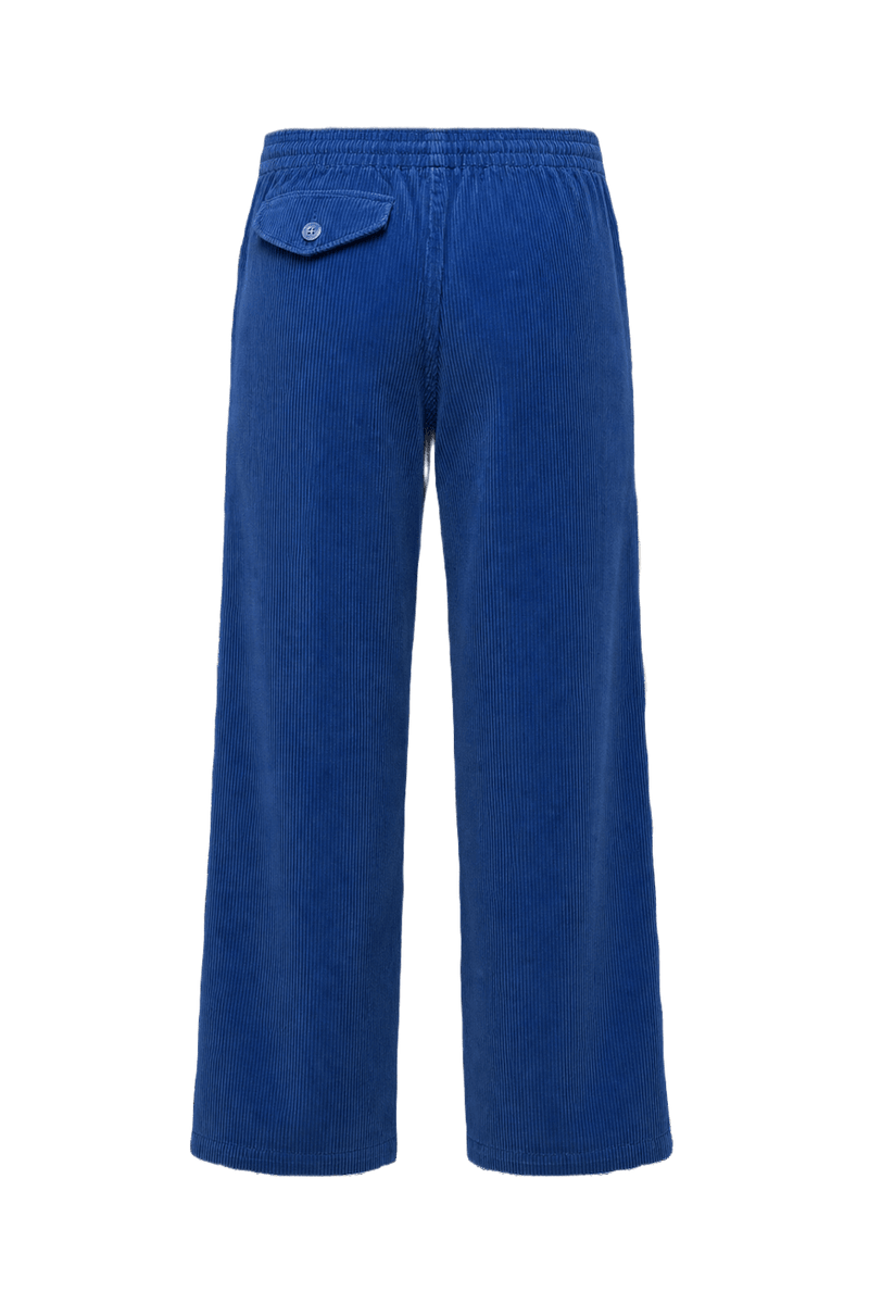 1970s Blue Corduroy Trousers - Back View