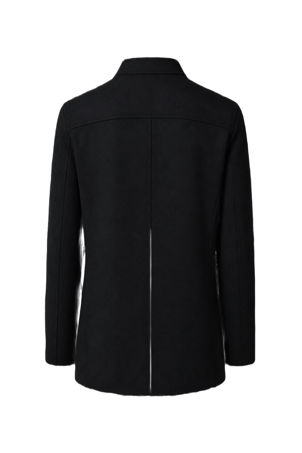 1980s Black Unknown Jacket - Back View