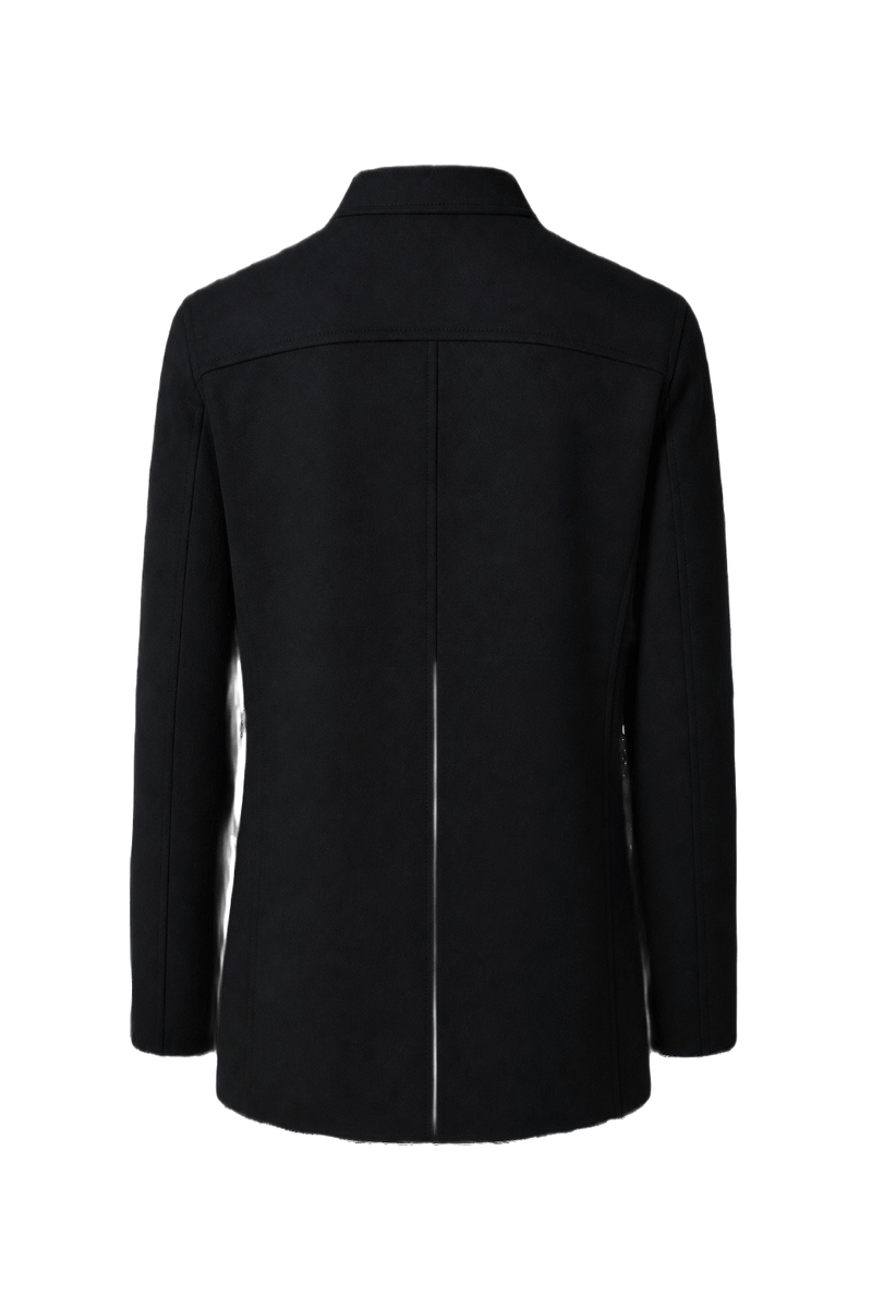 1980s Black Unknown Jacket - Back View