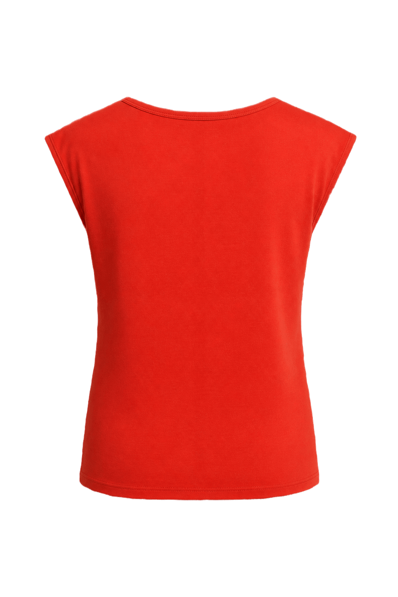 1980s Red Cotton T-shirt - Back View