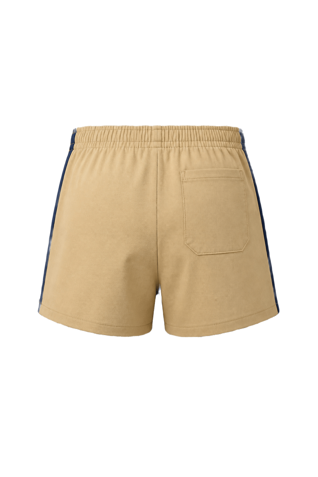 1980s Camel Cotton Shorts - Back View