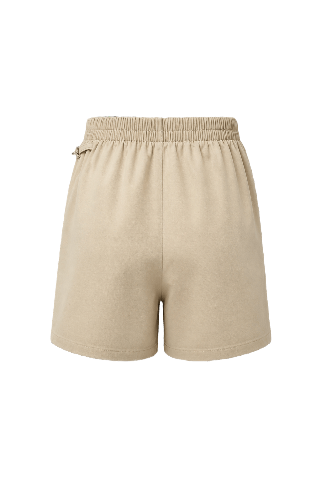 1970s Beige Cotton Skirt - Back View