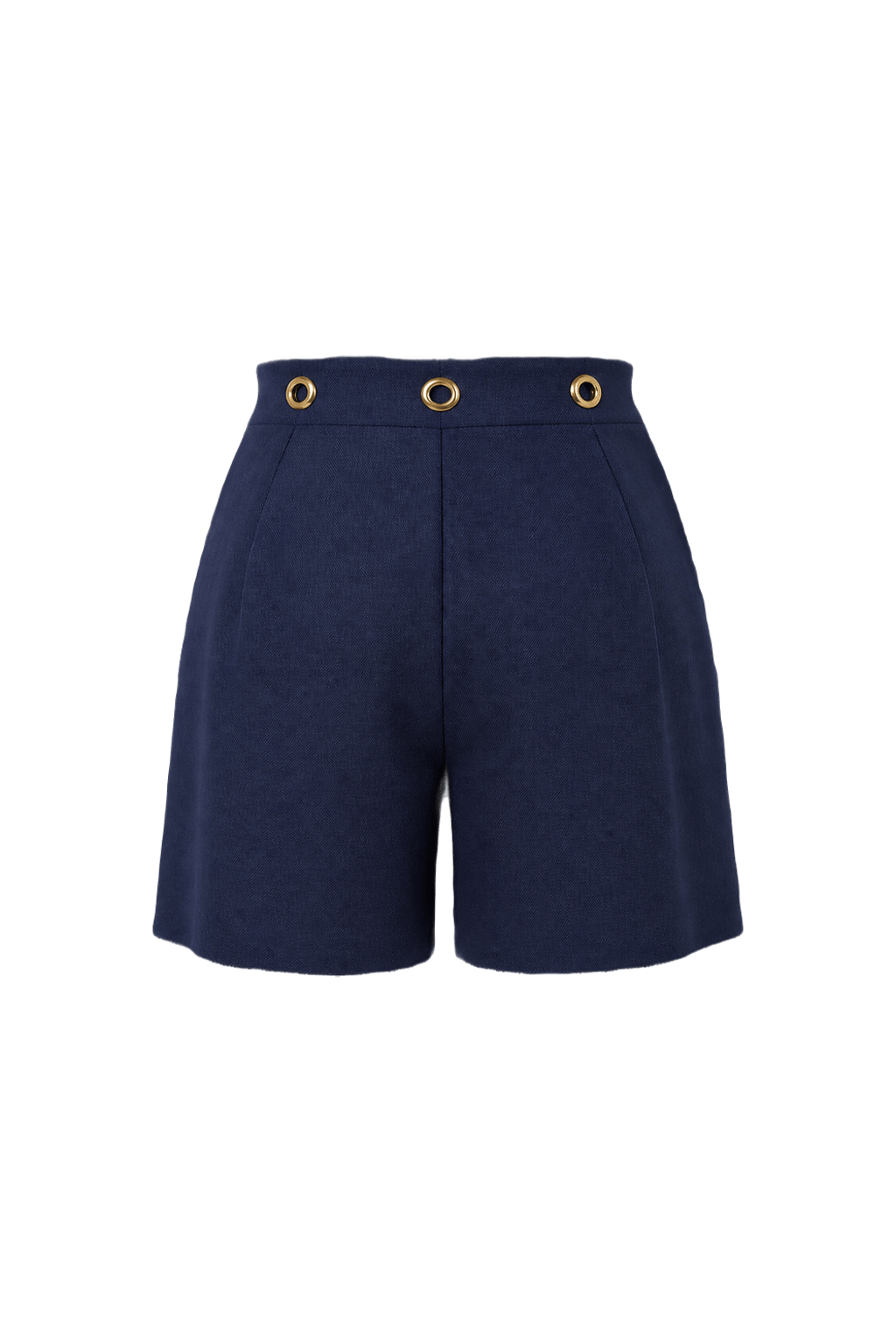 1960s Navy Blue Cotton Culottes - Back View