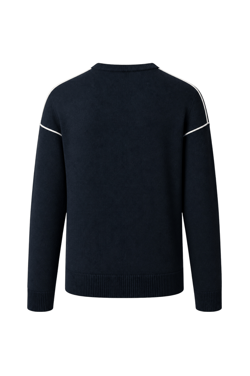 1990s Black Wool Sweater - Back View