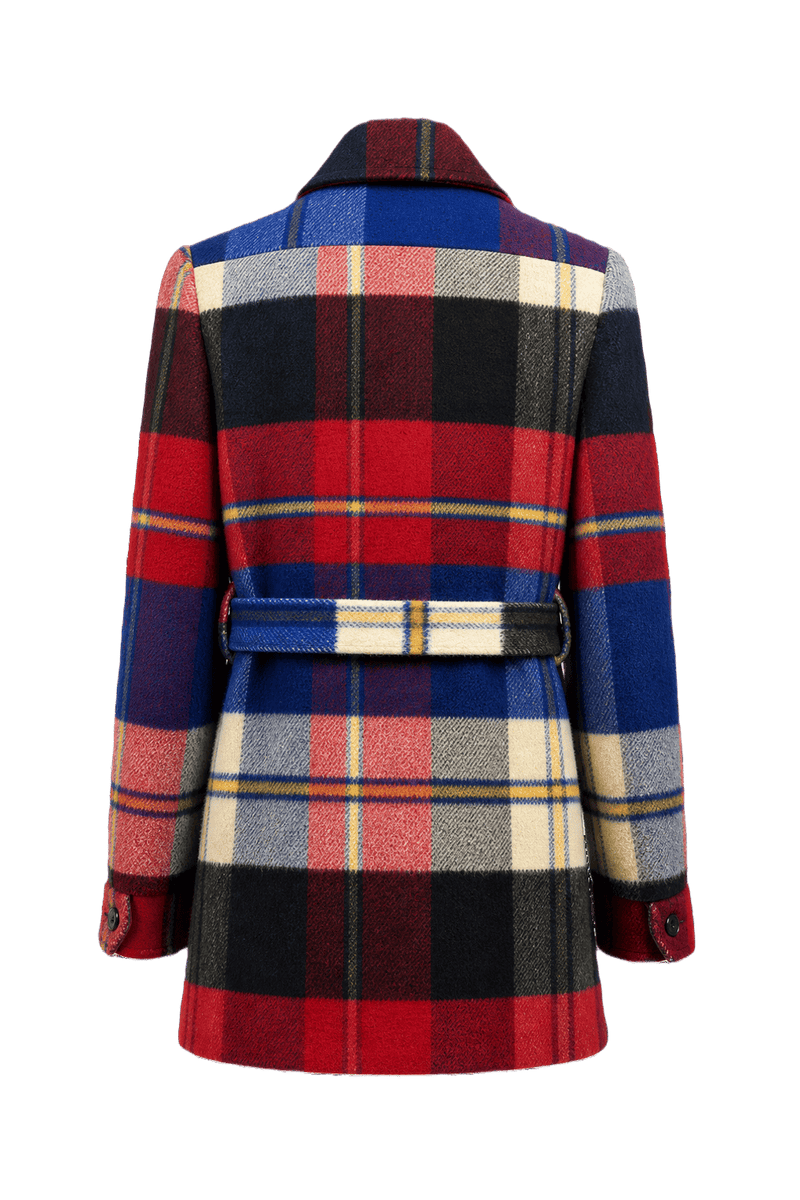 1970s Red Wool Jacket - Back View