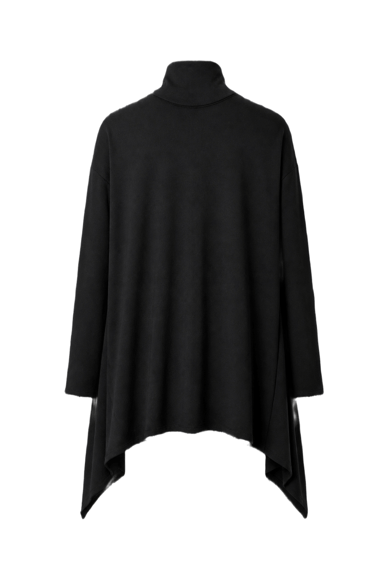 1990s Black Cotton Blend Sweater - Back View