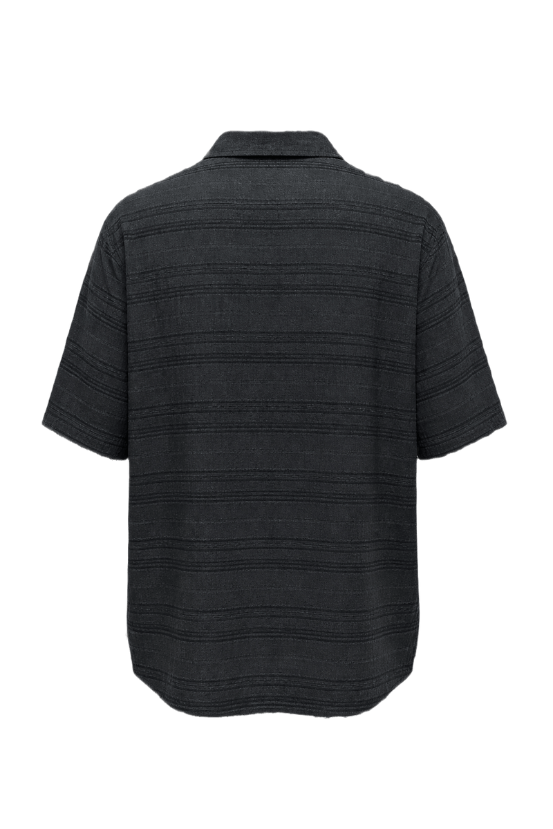1990s Dark Green Cotton Shirt - Back View