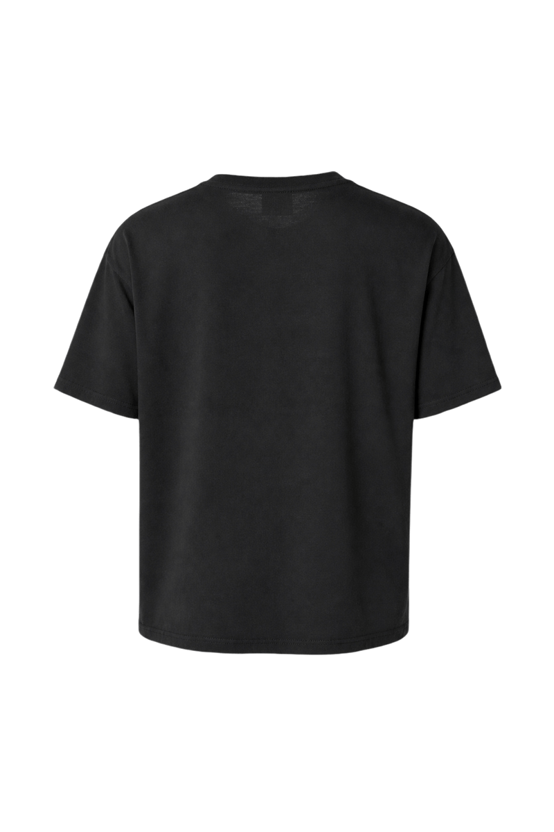 1990s Black Cotton T-Shirt - Back View