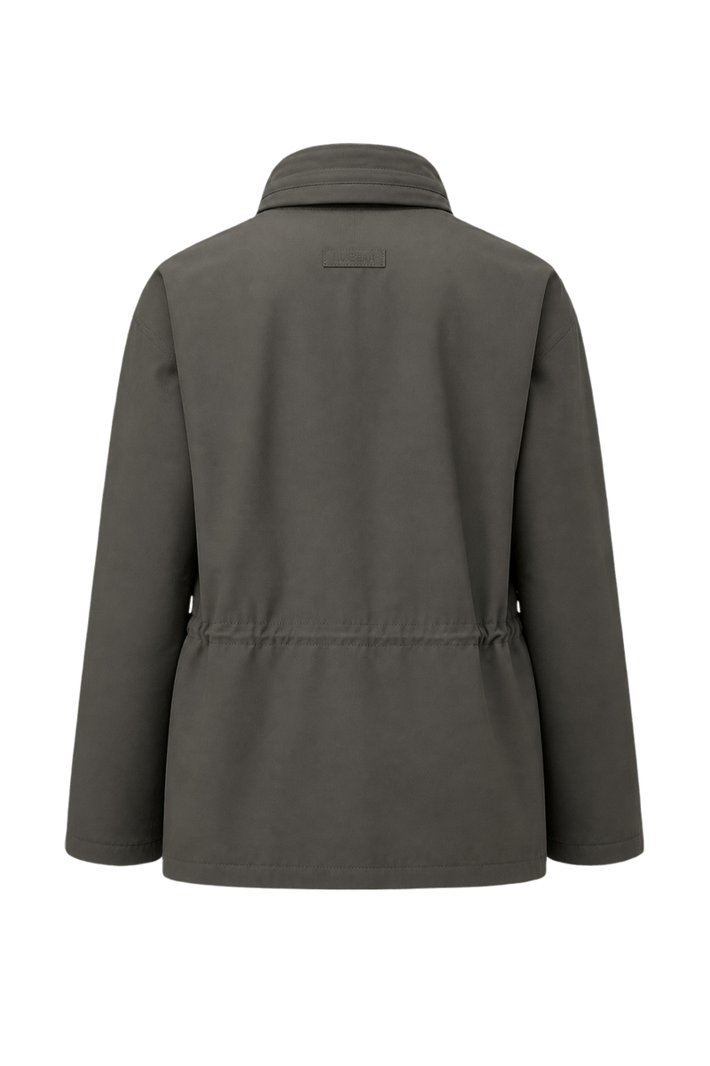 1980s Olive Green Cotton Jacket - Back View