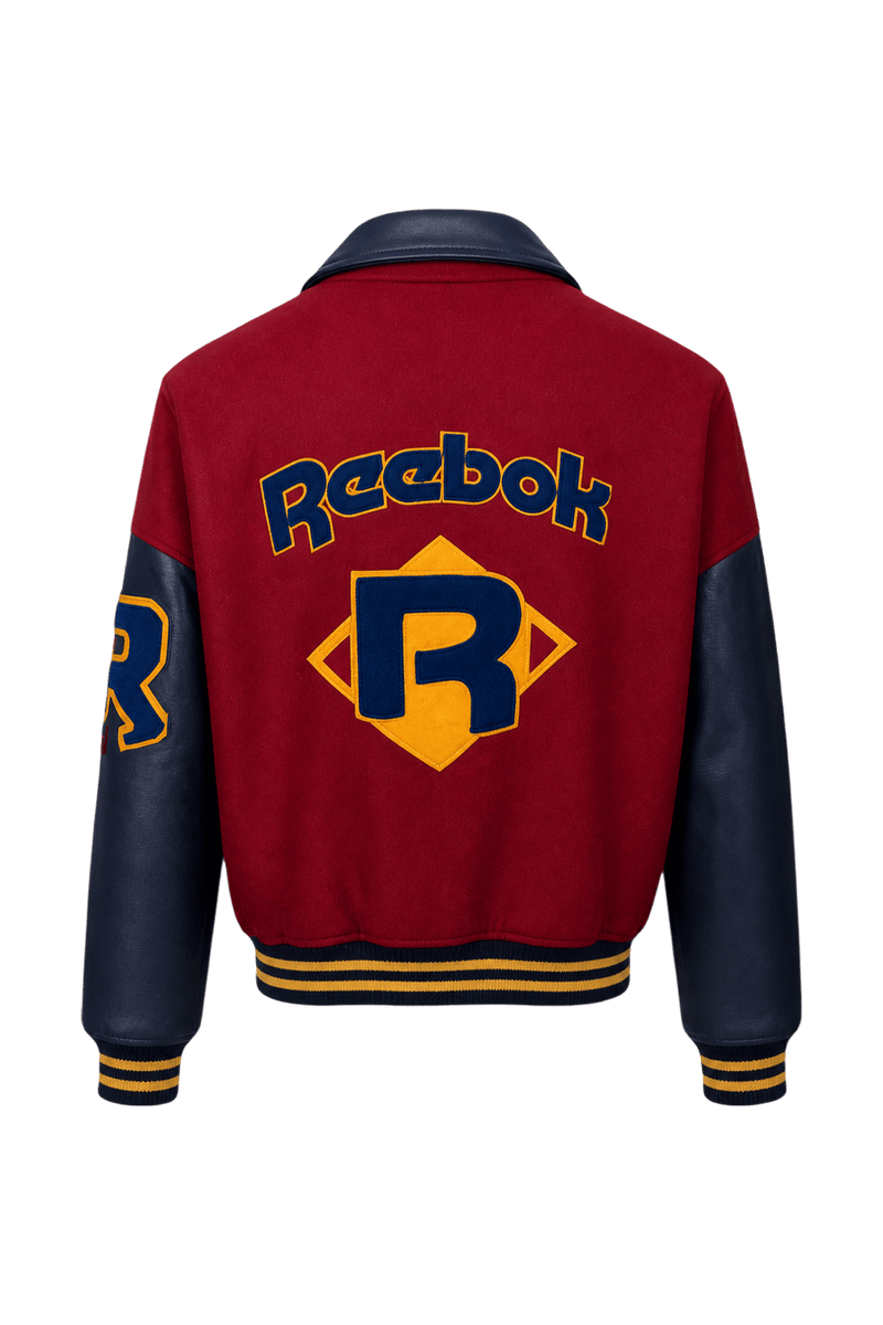 1980s Red Wool Jacket - Back View